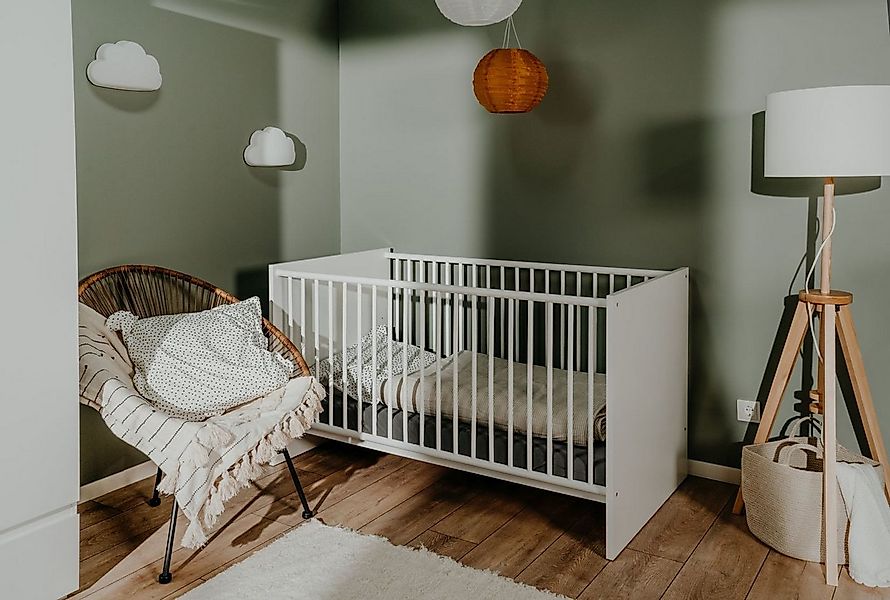 möbelvita Babybett Imara 66B Babybett, weiß günstig online kaufen