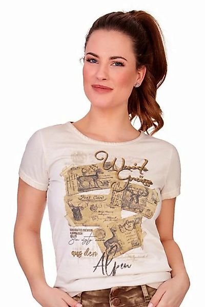 MarJo Trachtenshirt Trachtenshirt Damen - WALBURGA - sand günstig online kaufen