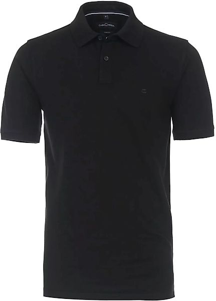 Casa Moda Poloshirt Stretch Schwarz - Größe M günstig online kaufen