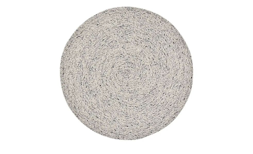 Handweb-Teppich  Pito Round ¦ Wolle Ø: 120 Teppiche > Naturteppiche - Höffn günstig online kaufen