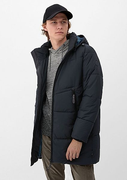 QS Wintermantel Outdoor-Mantel Steppjacke mit abnehmbarer Kapuze günstig online kaufen