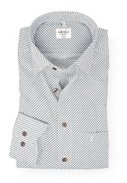 MARVELIS Businesshemd Modern Fit normale, leicht taillierte Schnittführung günstig online kaufen