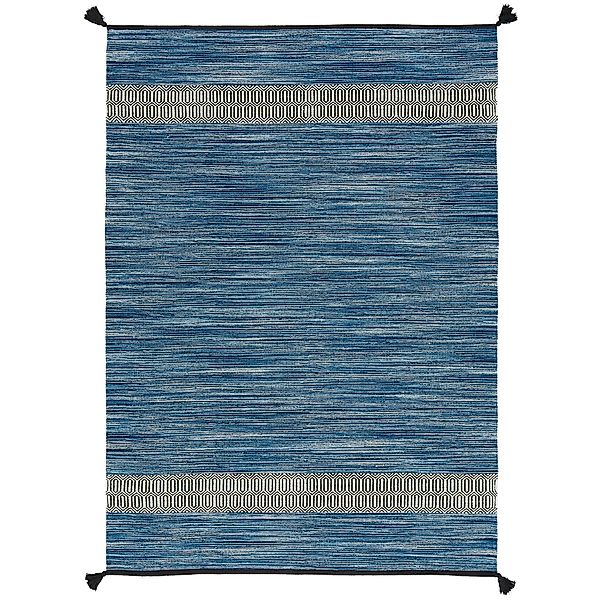 Pergamon Wollteppich Natur Baumwolle Teppich Kelim günstig online kaufen