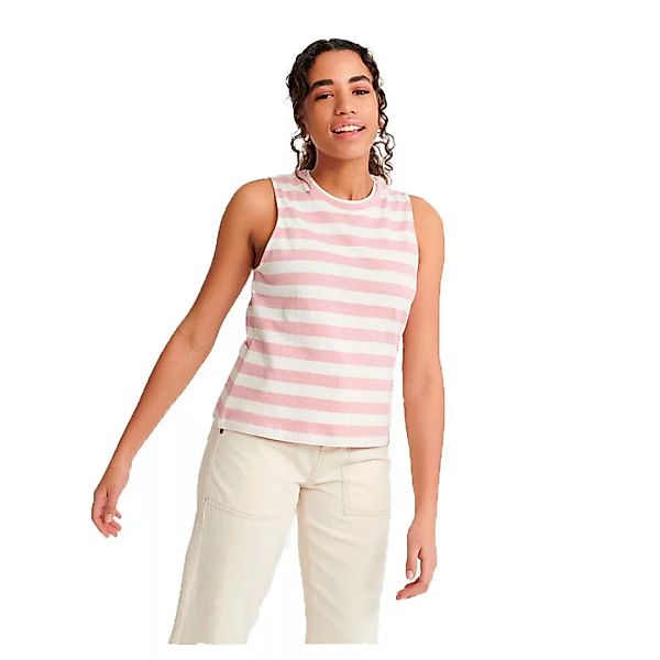 Superdry Summer Stripe Ärmelloses T-shirt S Soft Pink günstig online kaufen