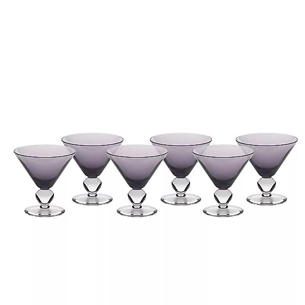 Eiscremeglas Cocktail 6er-Set Colori Vero 11cm lila günstig online kaufen