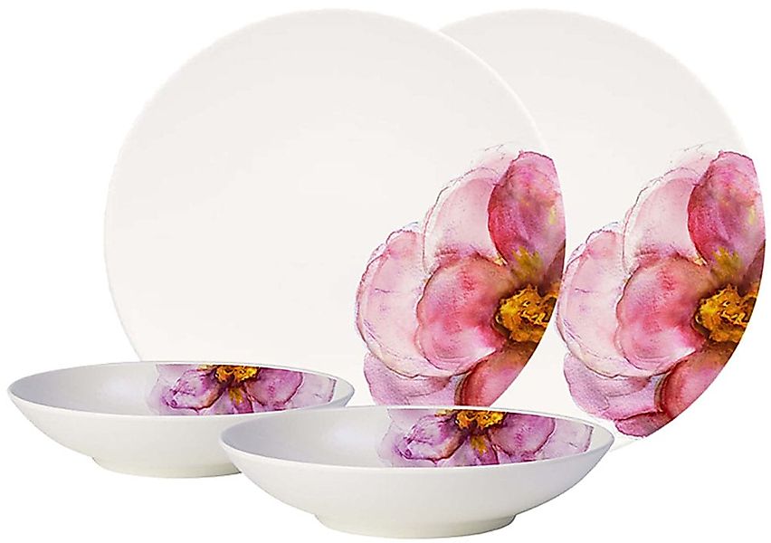 Villeroy & Boch Geschirr-Set "Rose Garden" Made in Germany, Fine China Porz günstig online kaufen