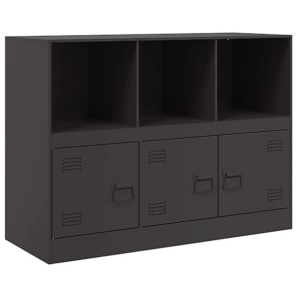vidaXL Sideboard Schwarz 99x39x73 cm Stahl 841787 günstig online kaufen