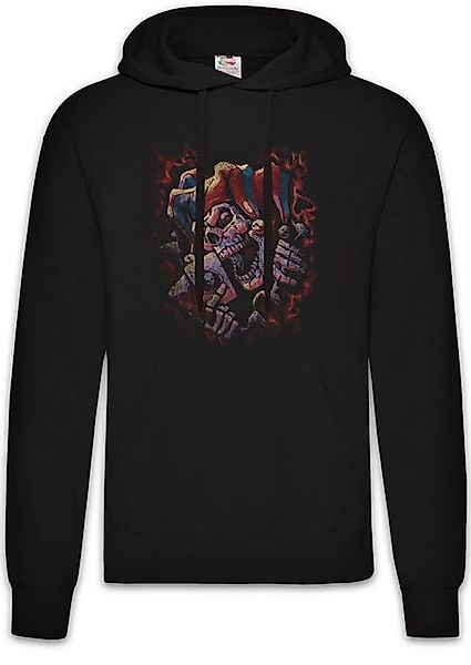 Urban Backwoods Hoodie Joker Skull II Herren Hoodie Schädel Death Totenschä günstig online kaufen