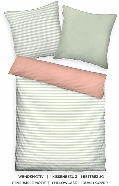 TOM TAILOR HOME Bettwäsche "STRIPES WITH A KICK in Gr. 135x200cm oder 155x2 günstig online kaufen