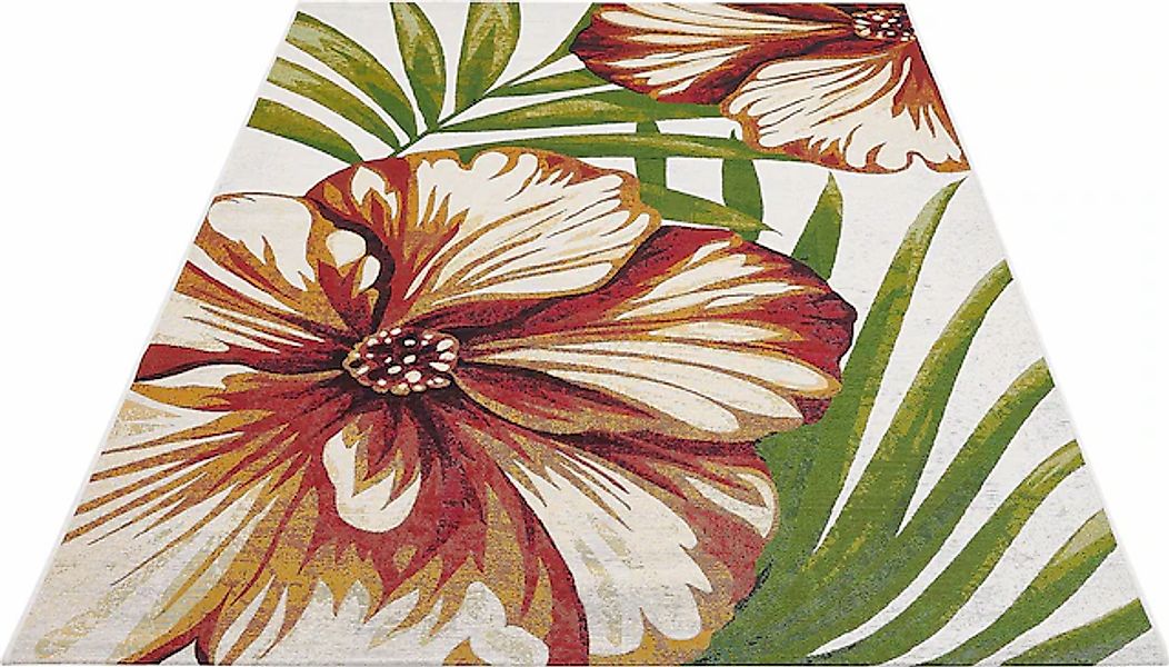 LUXOR living Teppich »Panama Blume, Made in Belgium«, rechteckig, 5 mm Höhe günstig online kaufen