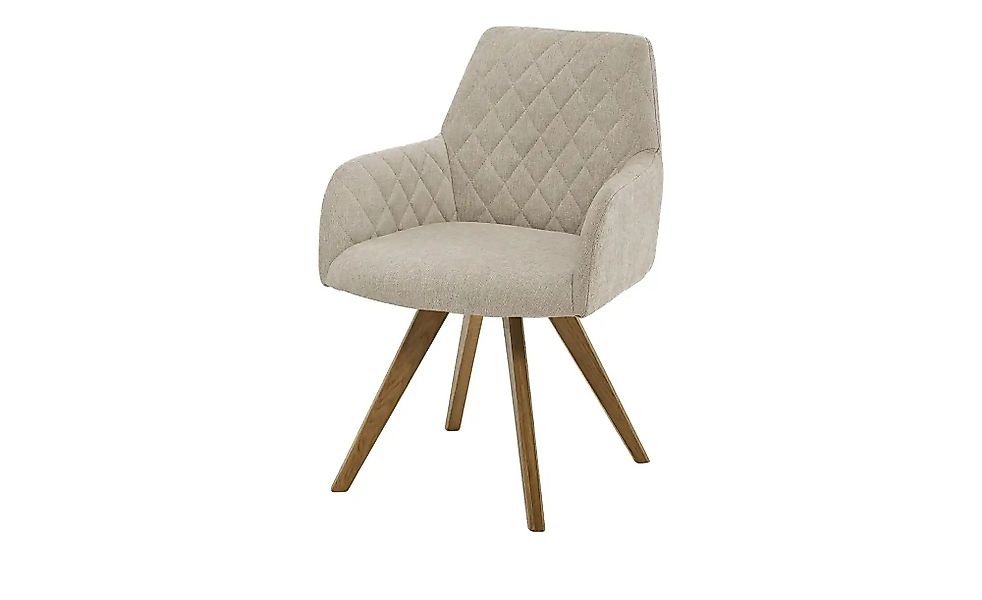 Dine + Mine Esszimmerstuhl  Bristol 1 ¦ beige ¦ Maße (cm): B: 61 H: 88 T: 6 günstig online kaufen