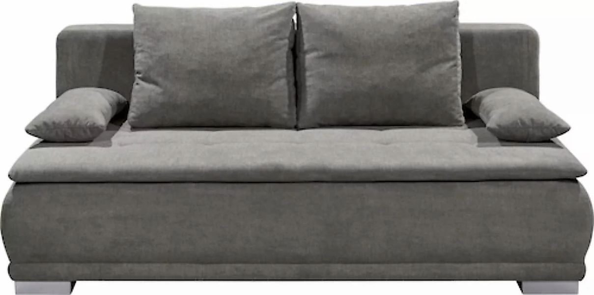 ED EXCITING DESIGN Schlafsofa "Luigi", mit Bettfunktion, Bettkasten, Rücken günstig online kaufen