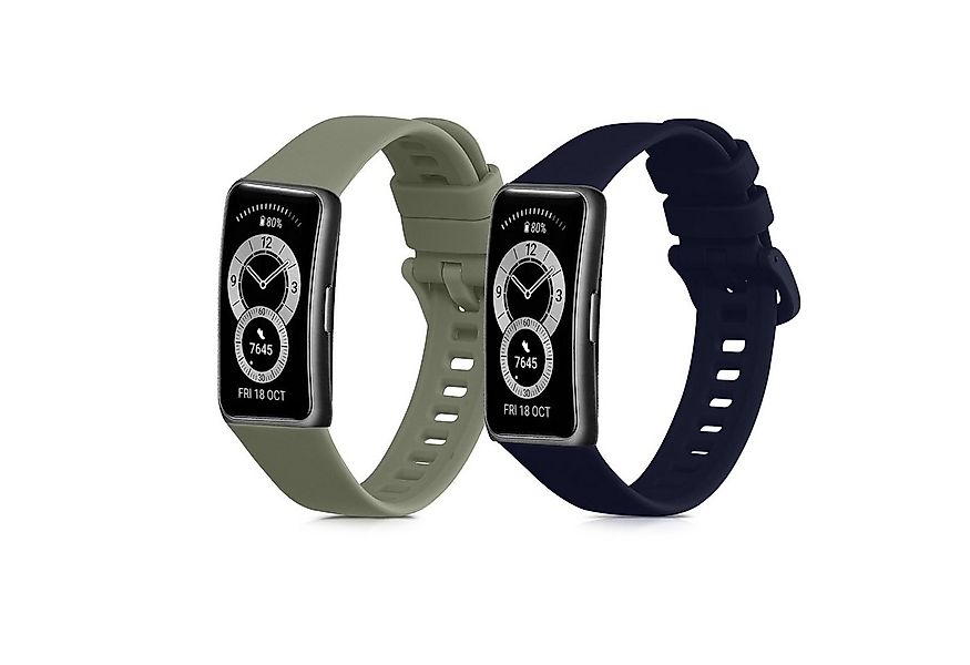 kwmobile Uhrenarmband 2x Uhrenarmband für Huawei Band 10 / 9 / 8 Armband, F günstig online kaufen