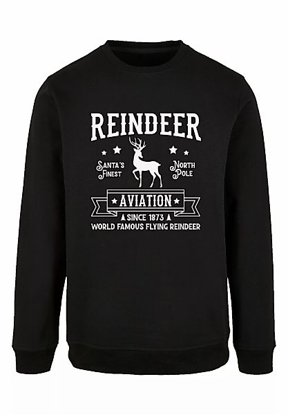 F4NT4STIC Sweatshirt "Reindeer Aviation Retro Weihnachten Sign", Premium Qu günstig online kaufen