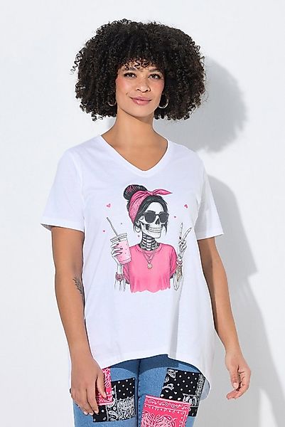 Angel of Style T-Shirt T-Shirt A-Linie Totenkopf-Dame günstig online kaufen