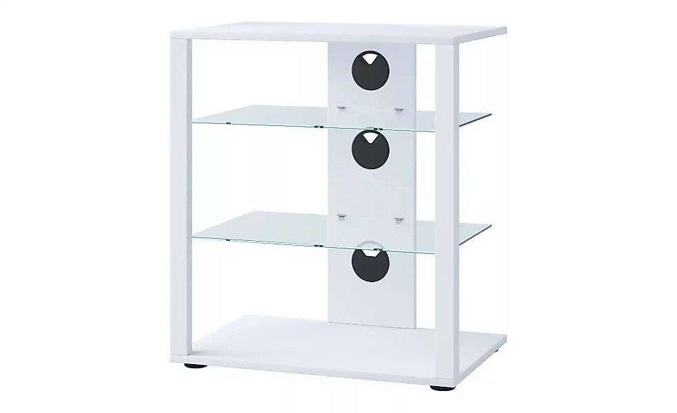 VCM Media-Board "Hifi Möbel Rack Alu Glas Phono Mediaregal Folas", (VCM Fol günstig online kaufen