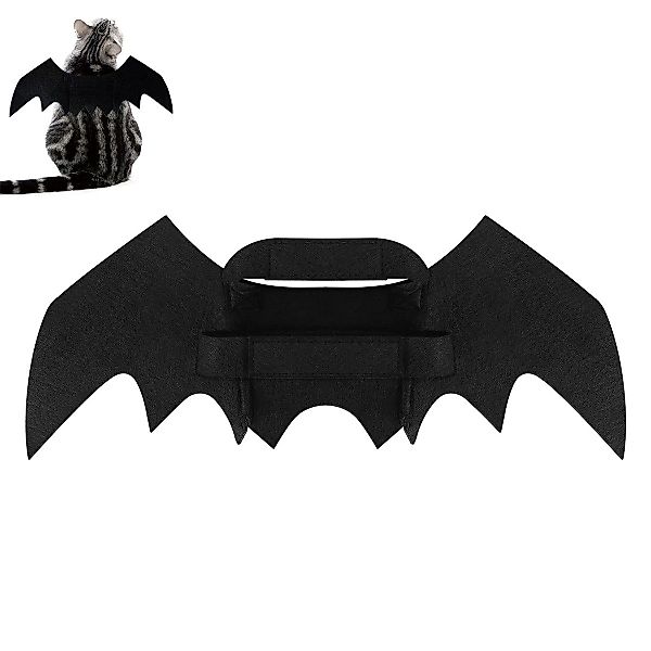 DOPWii Dekoobjekt Halloween Haustier Flügel 45×16 cm,Schwarze günstig online kaufen