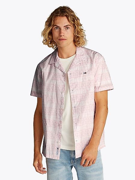 Tommy Jeans Kurzarmhemd TJM REG AOP SS SHIRT EXT mit sommerlichen Print günstig online kaufen