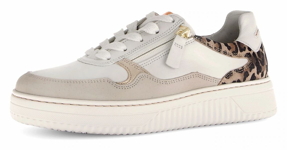 Gabor Plateausneaker, Freizeitschuh, Halbschuh, Schnürer mit Kontastbesätze günstig online kaufen