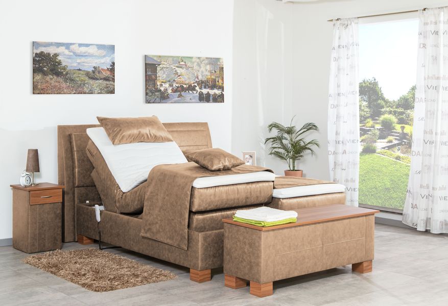 Meisterbetten Boxspringbett Like (mit Motor, 7-Zonen günstig online kaufen