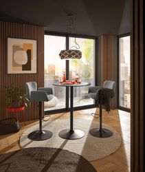 set one by Musterring Barhocker "Salinas" mit Trompeten-Säulengestell in sc günstig online kaufen