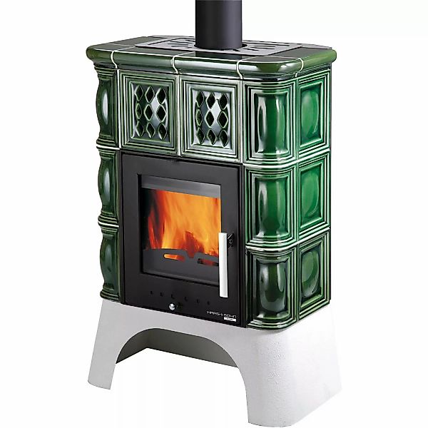 Haas+Sohn Küchenofen Treviso II Keramik Grün 8 kW günstig online kaufen