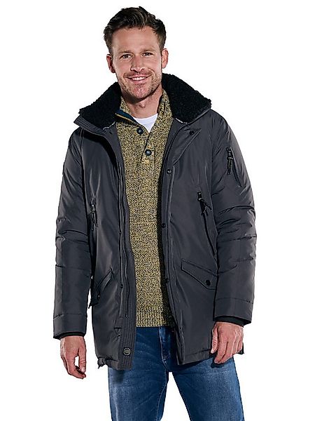 Engbers Langjacke Herren Funktionsjacke mit abnehmbarer Kapuze, Schwarz günstig online kaufen