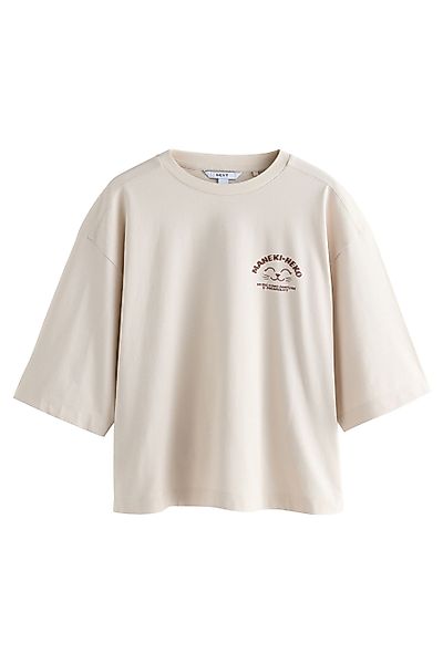 Next T-Shirt T-Shirt mit Rückengrafik Gebäck günstig online kaufen