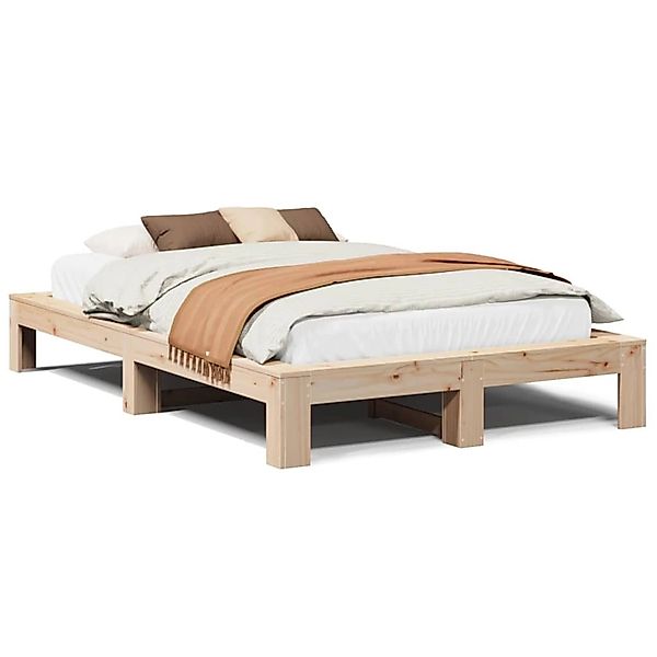 vidaXL Massivholzbett ohne Matratze 120x190 cm Kiefernholz 3308750 günstig online kaufen