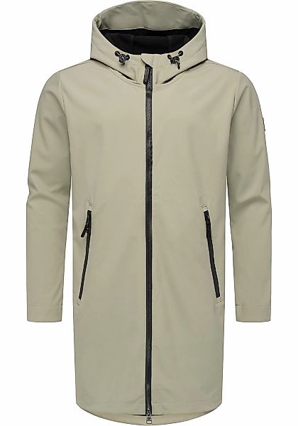 Ragwear Softshellparka "Shellwie Long" mitKapuze Wasserdichter Herren Softs günstig online kaufen