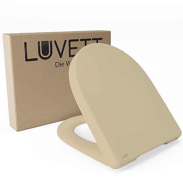 LUVETT WC-Sitz D-Form universal D140 (Inklusive 3 Befestigungsarten), mit O günstig online kaufen