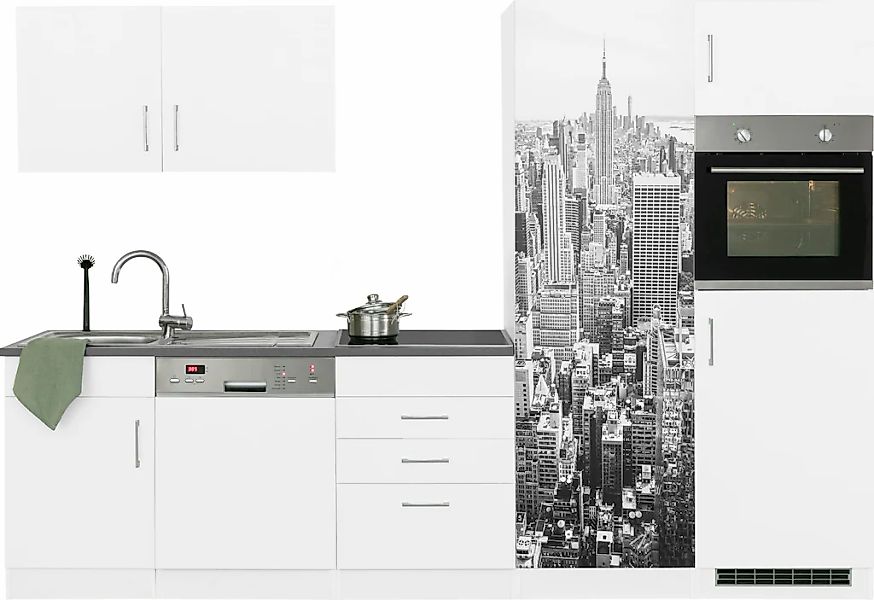 KOCHSTATION Küchenzeile "KS-Paris – Küchen mit einzigartigen Fotomotiven au günstig online kaufen