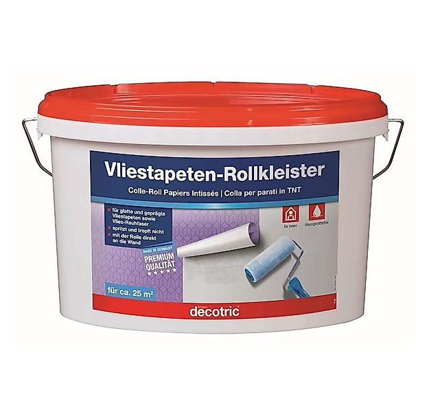 decotric® Kleister Vliestapeten-Rollkleister 5 kg gebrauchsfertiger Kleiste günstig online kaufen