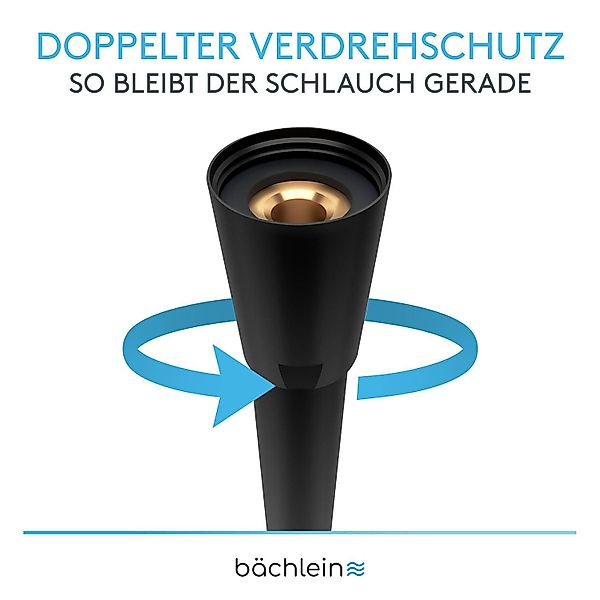 Bächlein Brauseschlauch Hochwertiger Duschschlauch, (Schwarz), knick- günstig online kaufen