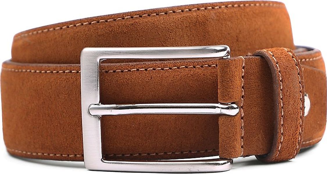 Suitable Ledergürtel Wildleder Cognac - Größe 105 günstig online kaufen