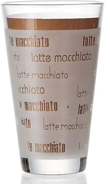 Ritzenhoff & Breker Latte-Macchiato-Glas »Chicco«, (Set, 4 tlg., (4 Becher) günstig online kaufen
