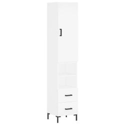 vidaXL Highboard Highboard Weiß 34,5x34x180 cm günstig online kaufen