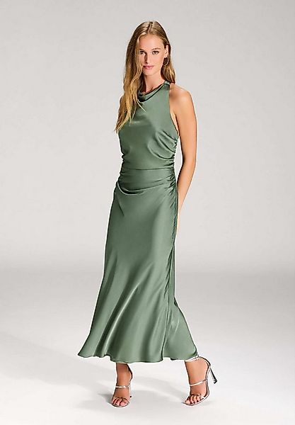 Hey Kyla Cocktailkleid - Midikleid aus Satin mit Rückenausschnitt Figurbeto günstig online kaufen