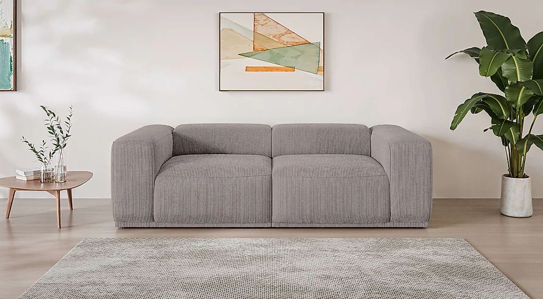 s.Oliver Big-Sofa "EMMERIK Designersofa, 3-Sitzer mit Wellenfederung, B/T/H günstig online kaufen