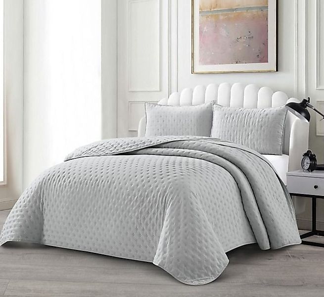 alesvelt Tagesdecke Set Deren Überwurf Decke 3-Teilig 240x250 c, atmungsakt günstig online kaufen