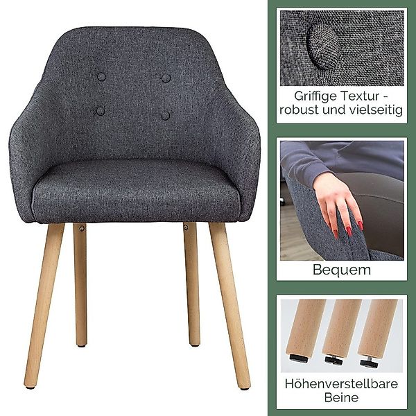 Kingpower Esszimmerstuhl 2/4/6/8 Set Stühle Esszimmerstühle günstig online kaufen