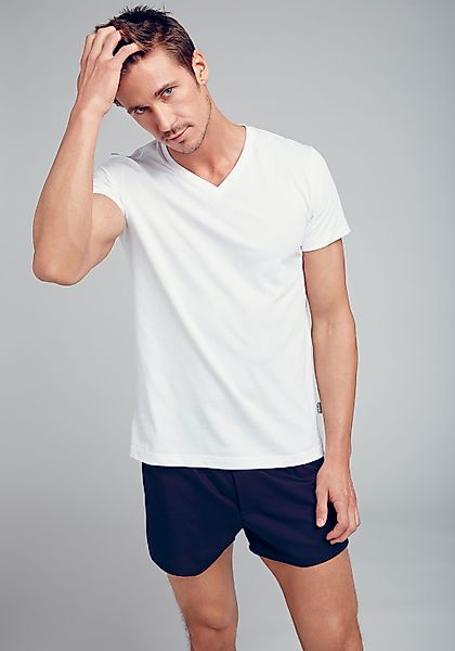 Jockey V-Shirt "American V-Neck Shirt", (2er Pack), Lockere Passform, flach günstig online kaufen