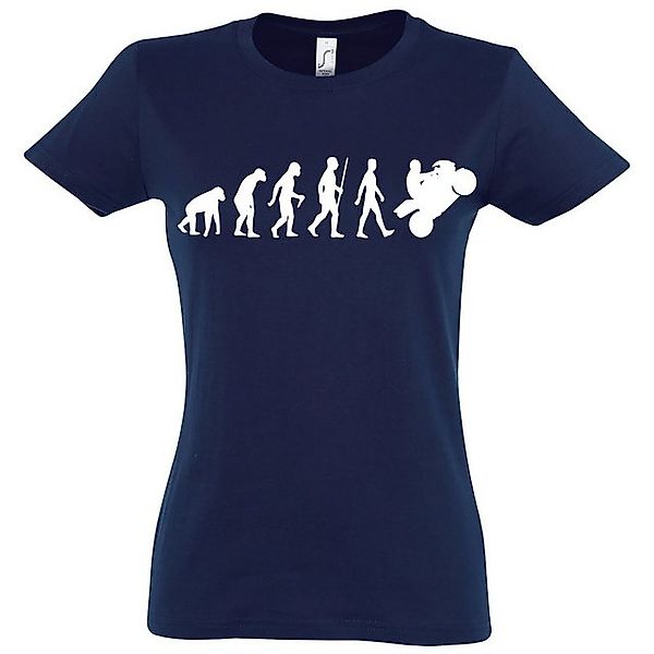 Youth Designz T-Shirt Evolution Motorrad Damen günstig online kaufen