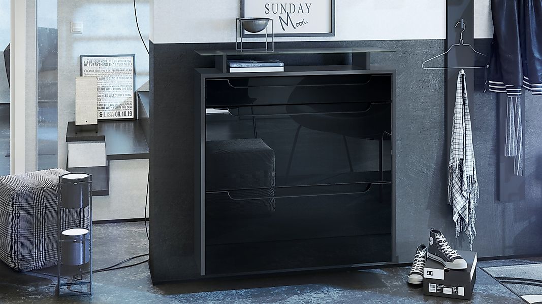 Vladon Schuhschrank Annie (Schuhkipper für 16 günstig online kaufen