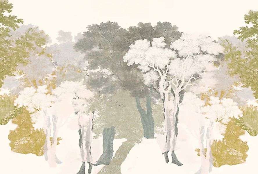 Architects Paper Fototapete »Atelier 47 Forest Blot 2« Wald glatt Vlies, Wa günstig online kaufen