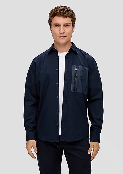 s.Oliver Langarmhemd Hemd Regular: Twillhemd mit Kentkragen günstig online kaufen