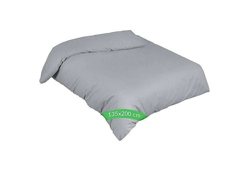 Kisska Bettbezug LUNA Deckenbezug Bettwäsche ohne Kissenbezug, (1 St), Atmu günstig online kaufen