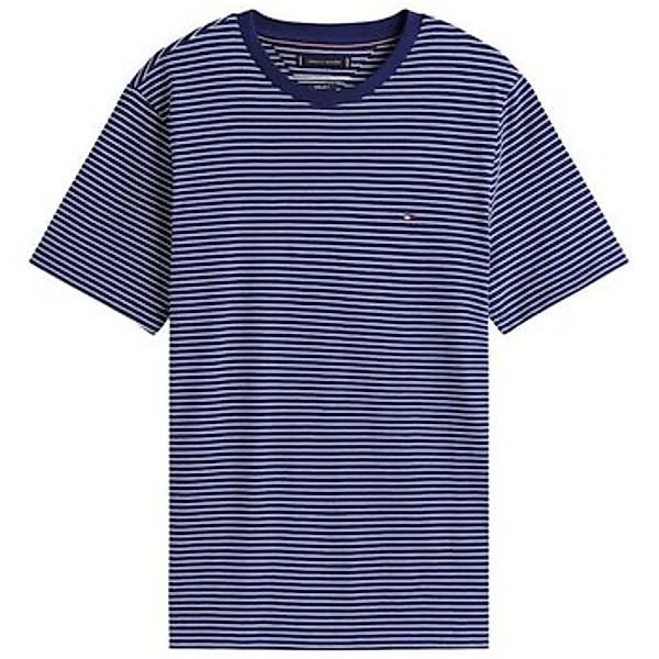 Tommy Hilfiger T-Shirt ESSENTIAL REG FIT SOLID TEE mit Stickerei und Rundha günstig online kaufen