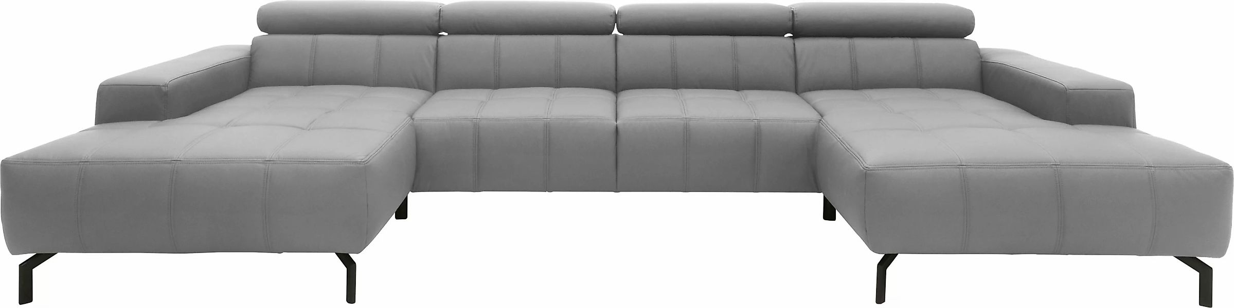 DOMO collection Wohnlandschaft "Cunelli tolle Sitznähte als Designelement, günstig online kaufen