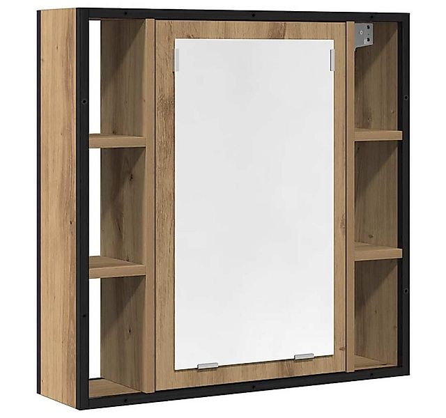 vidaXL Badezimmerspiegelschrank Bad-Spiegelschrank Artisan-Eiche 60x16x60cm günstig online kaufen